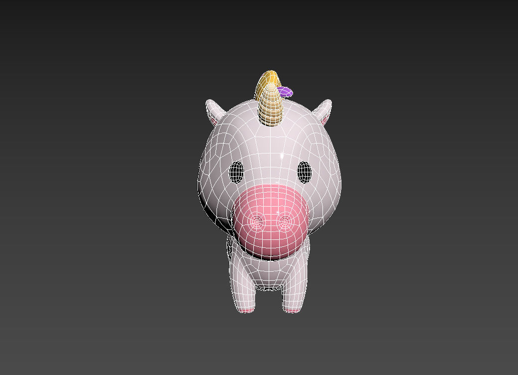 Character061 Unicorn 3D model_14