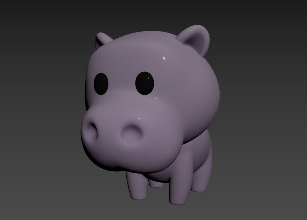 Character062 Hippo 3D model_11