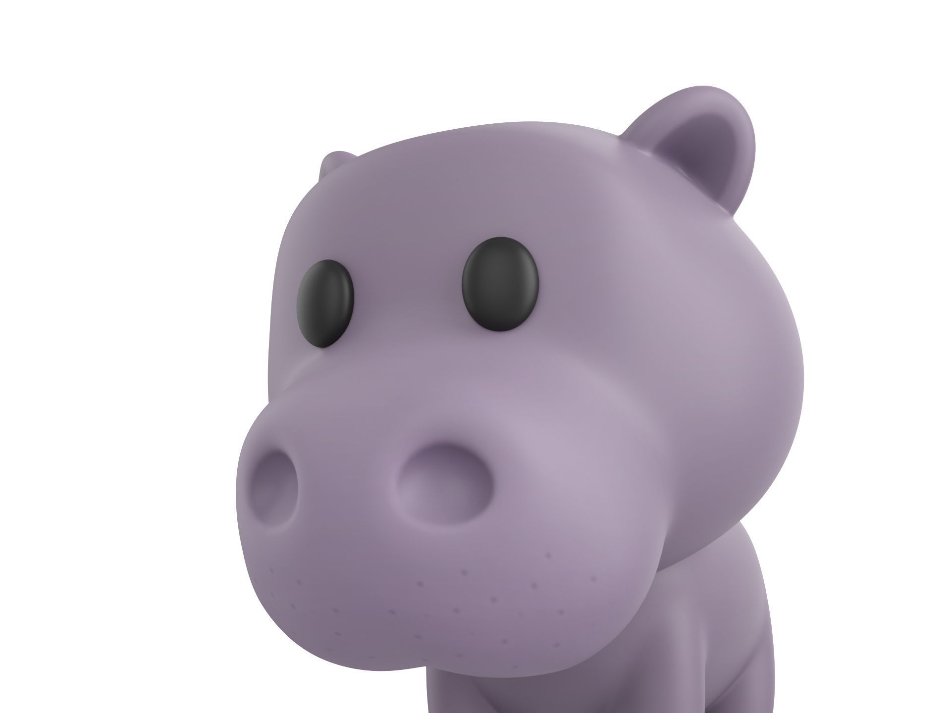 Character062 Hippo 3D model_8