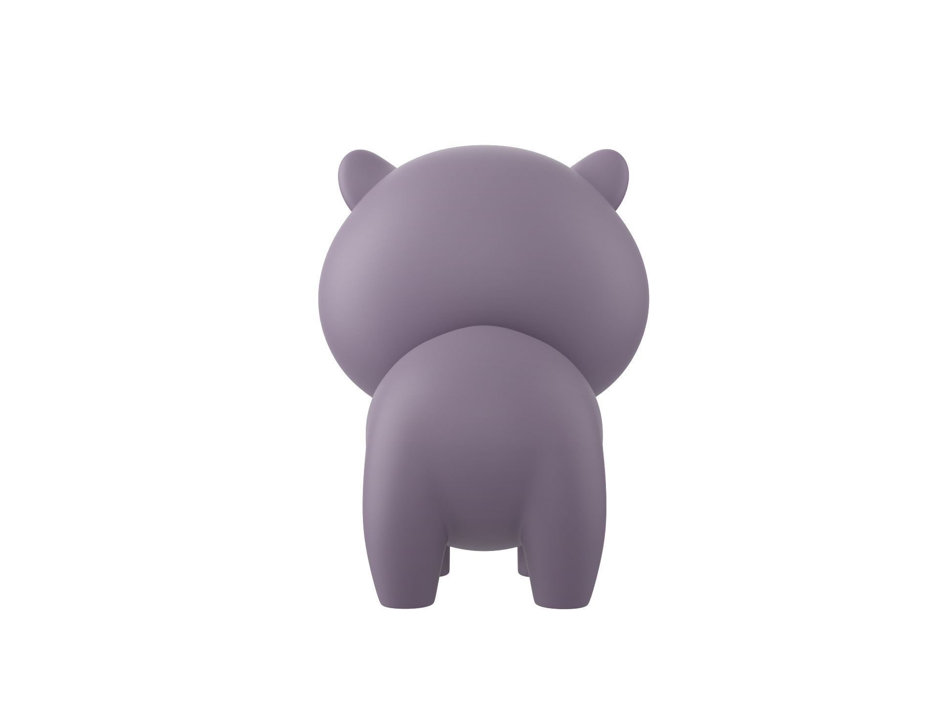 Character062 Hippo 3D model_5