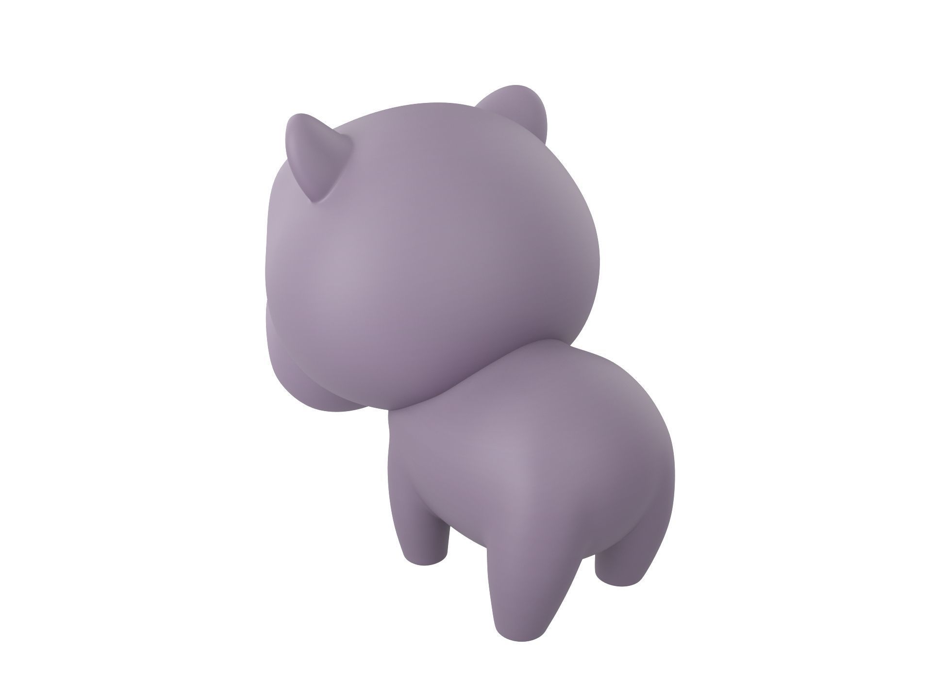 Character062 Hippo 3D model_6