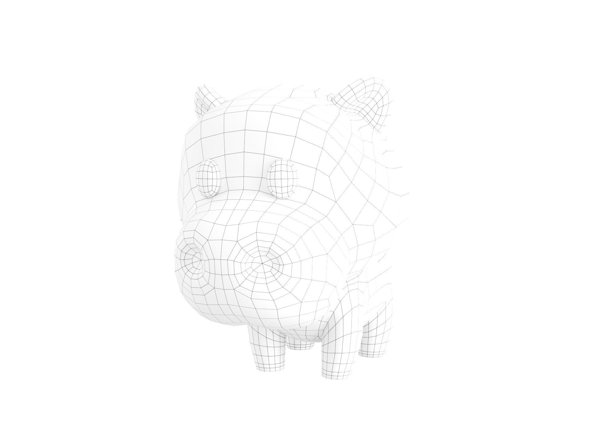 Character062 Hippo 3D model_10