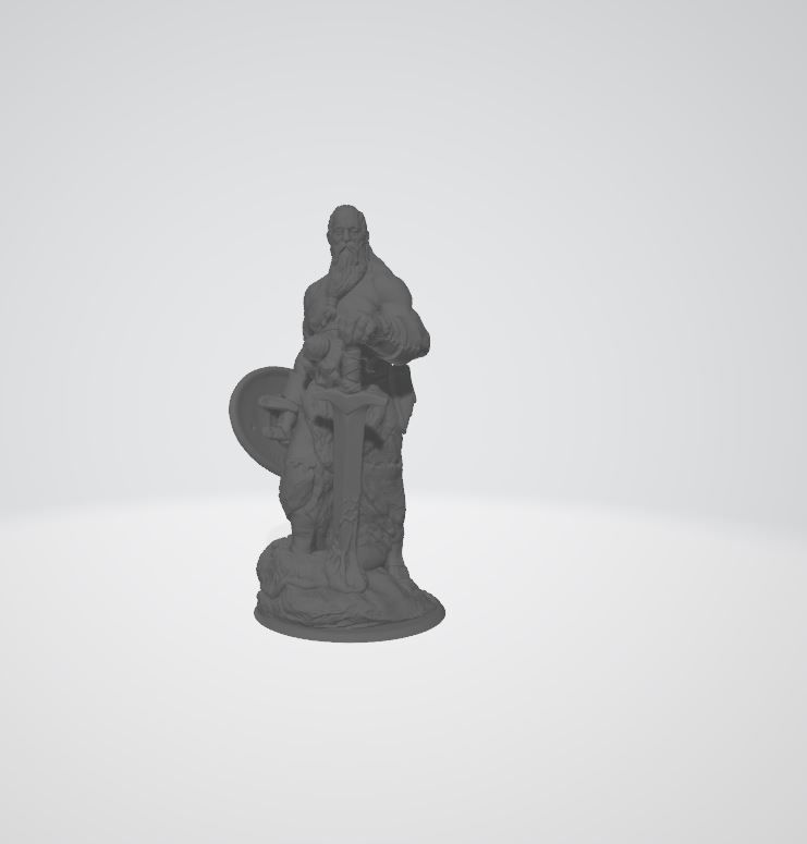 Barbarian Warrior 3D print model_2