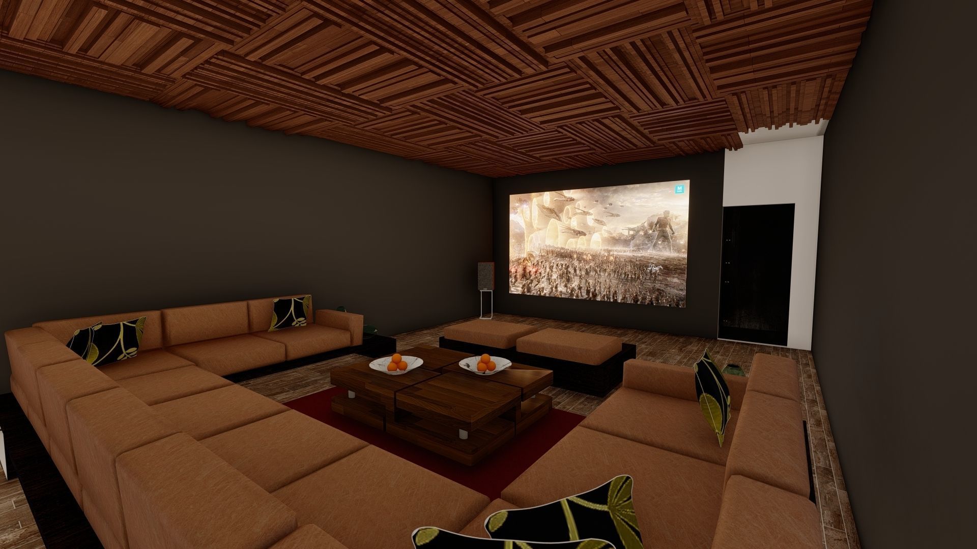 modern house fully furnished detailed model 3D model_17