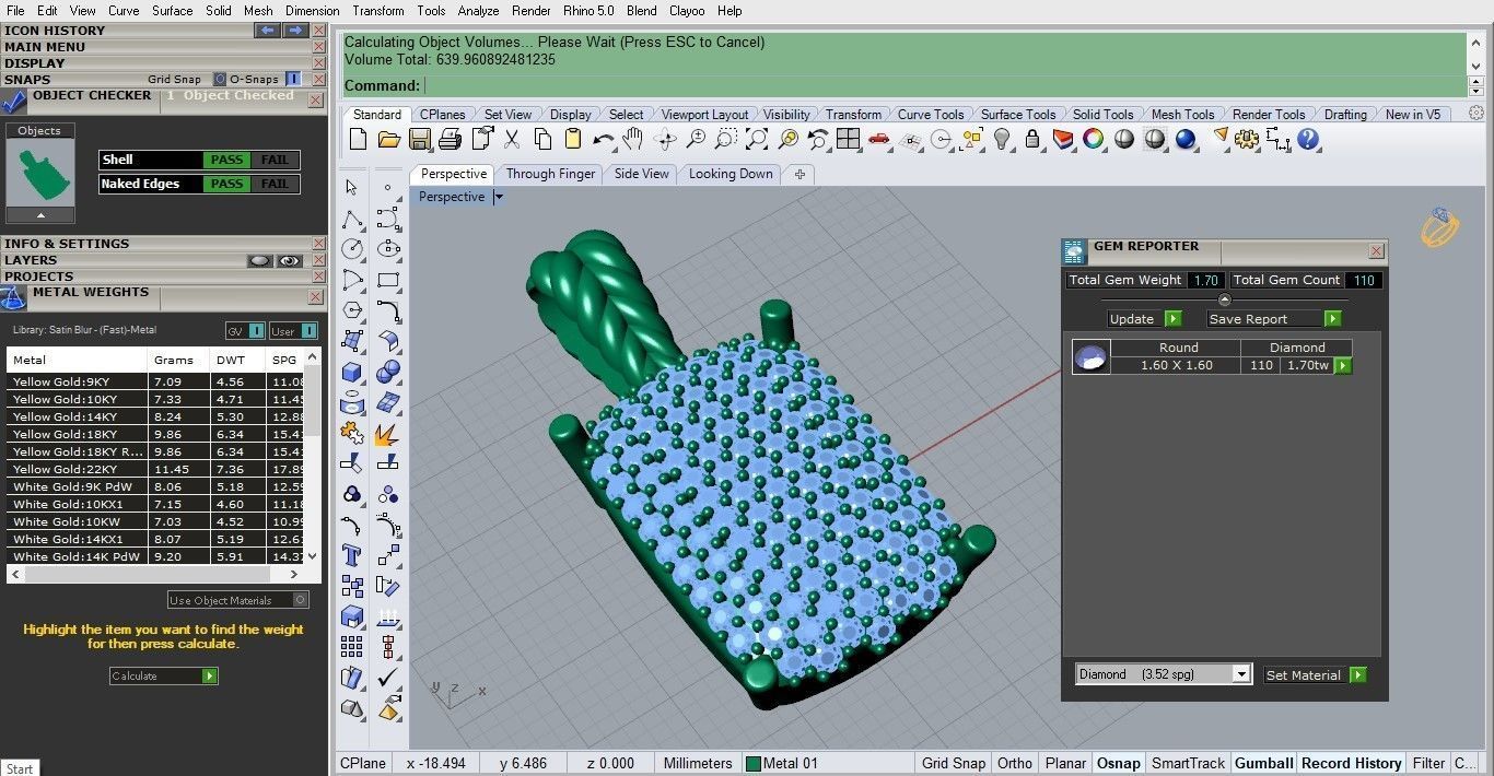 david yurman pendant 3D print model_4