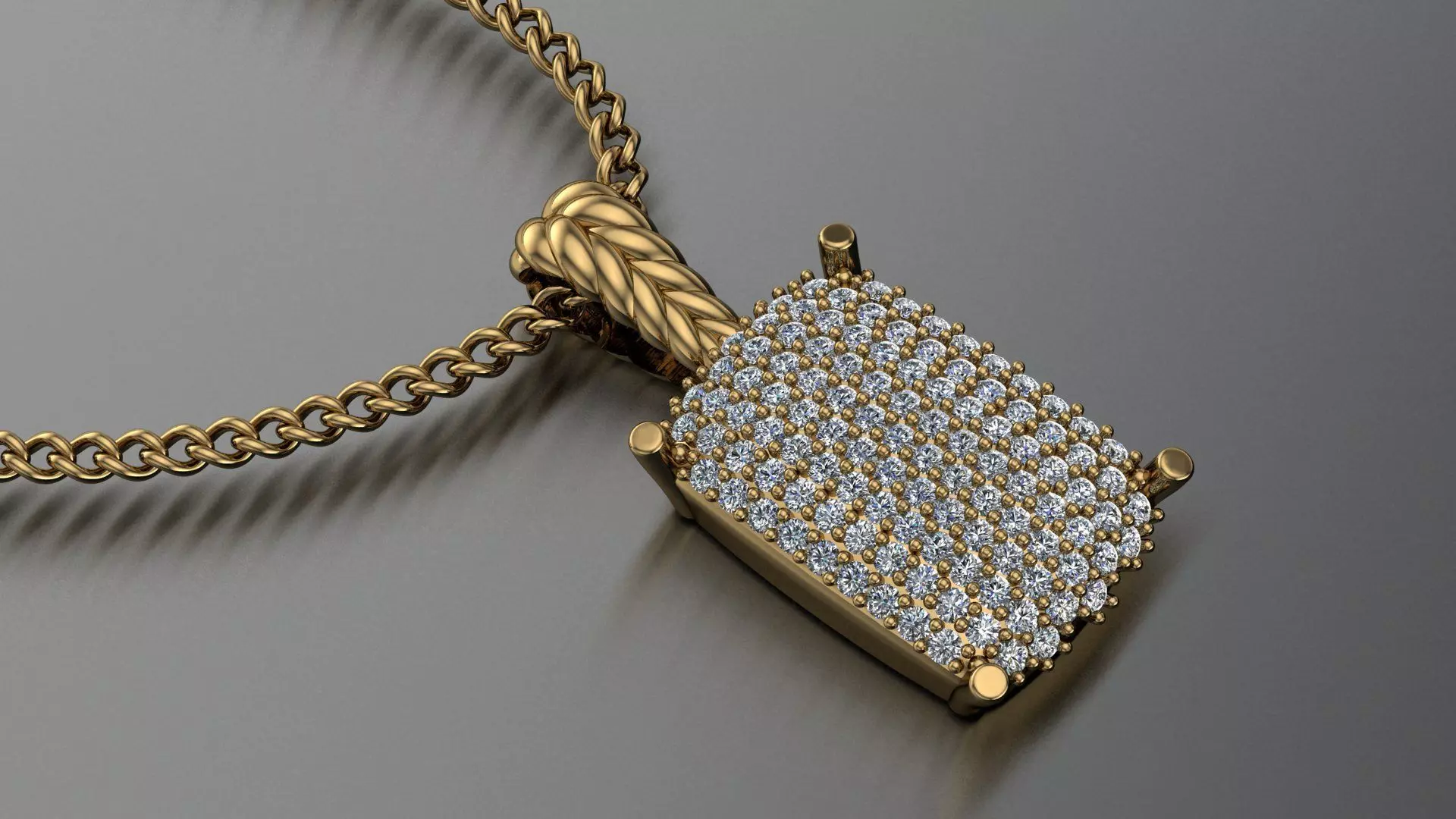 david yurman pendant 3D print model_0