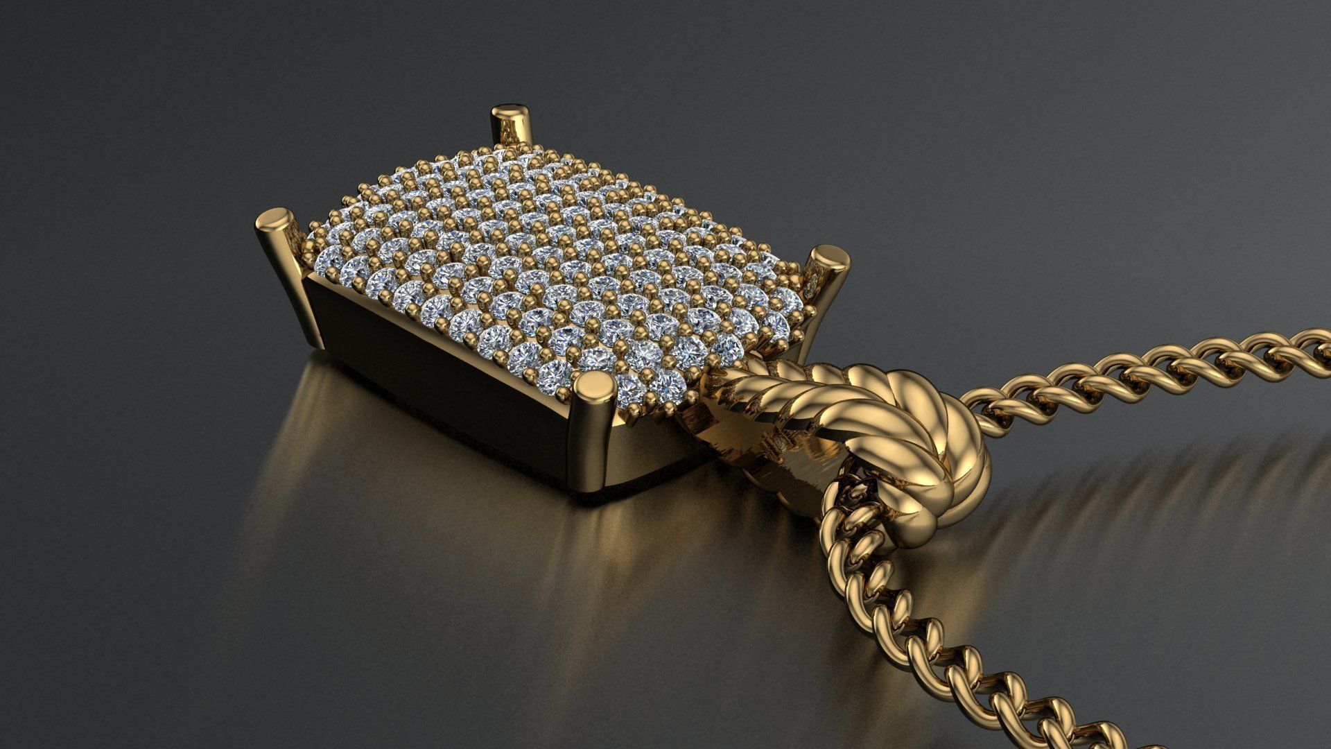 david yurman pendant 3D print model_2