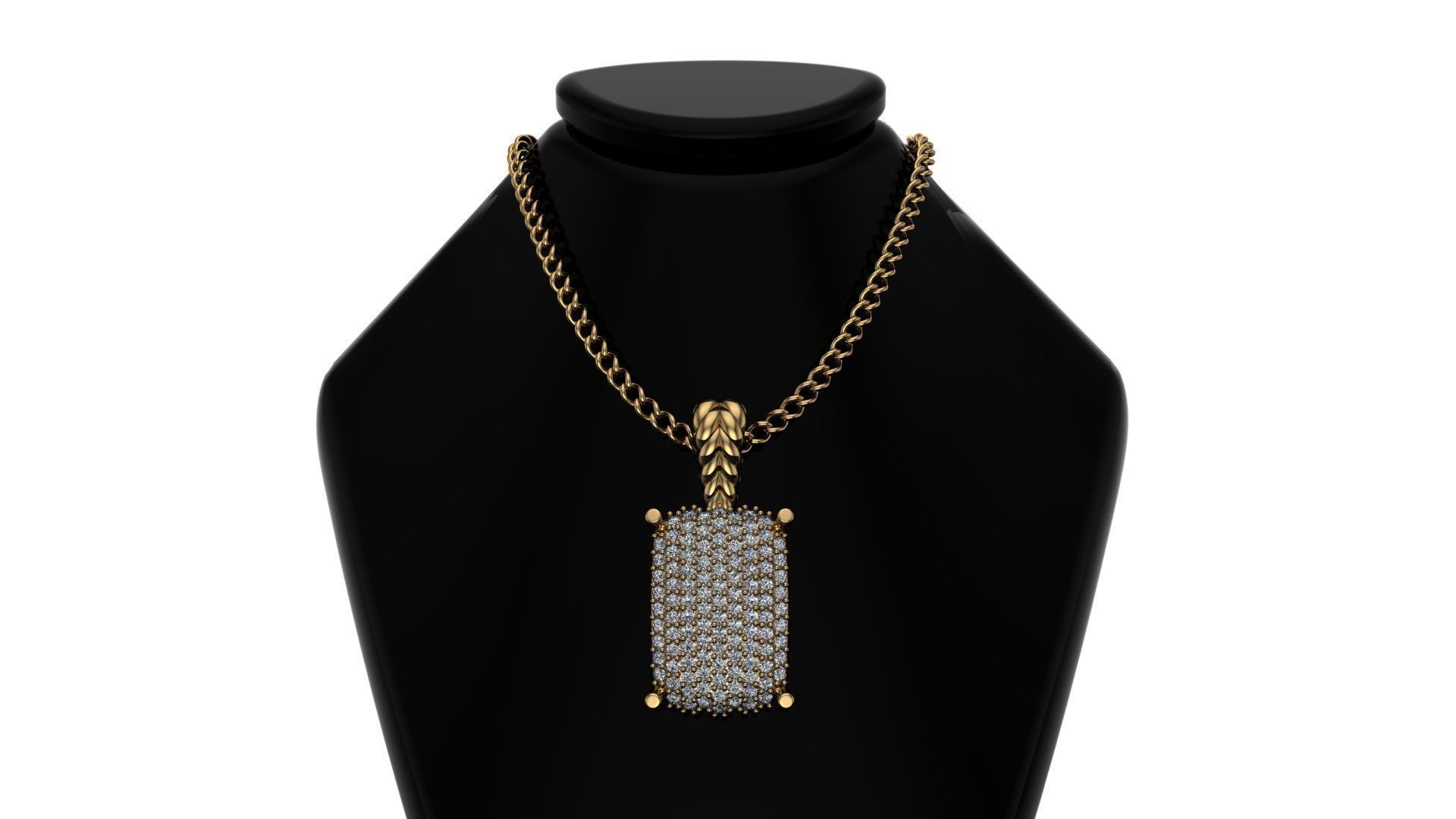david yurman pendant 3D print model_1