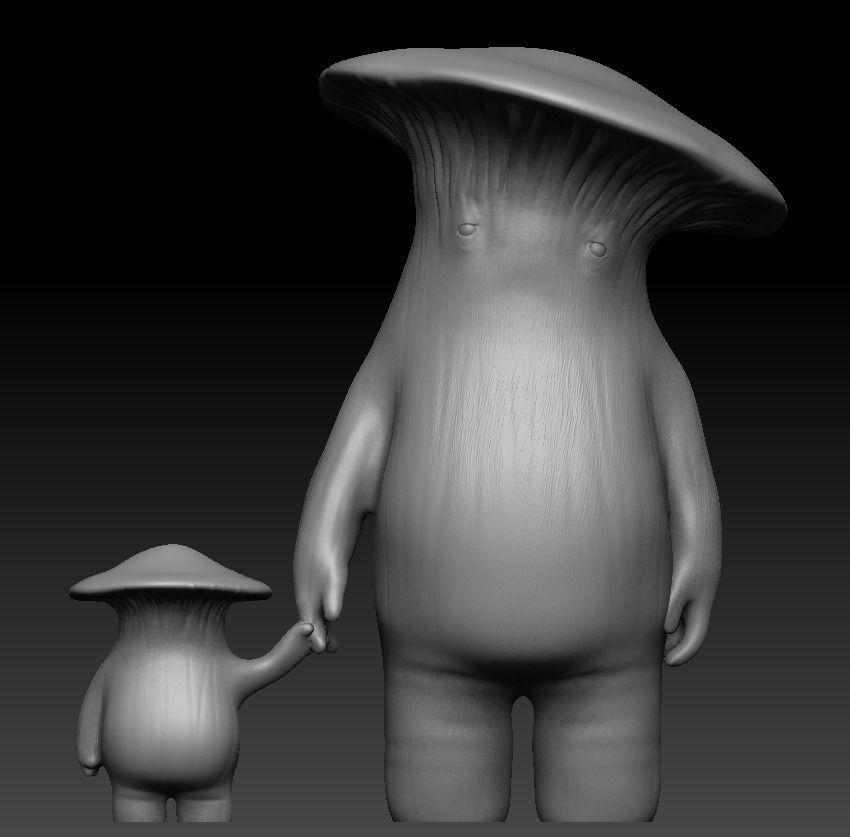 Dark Souls - Mushroom People 3D print model_2