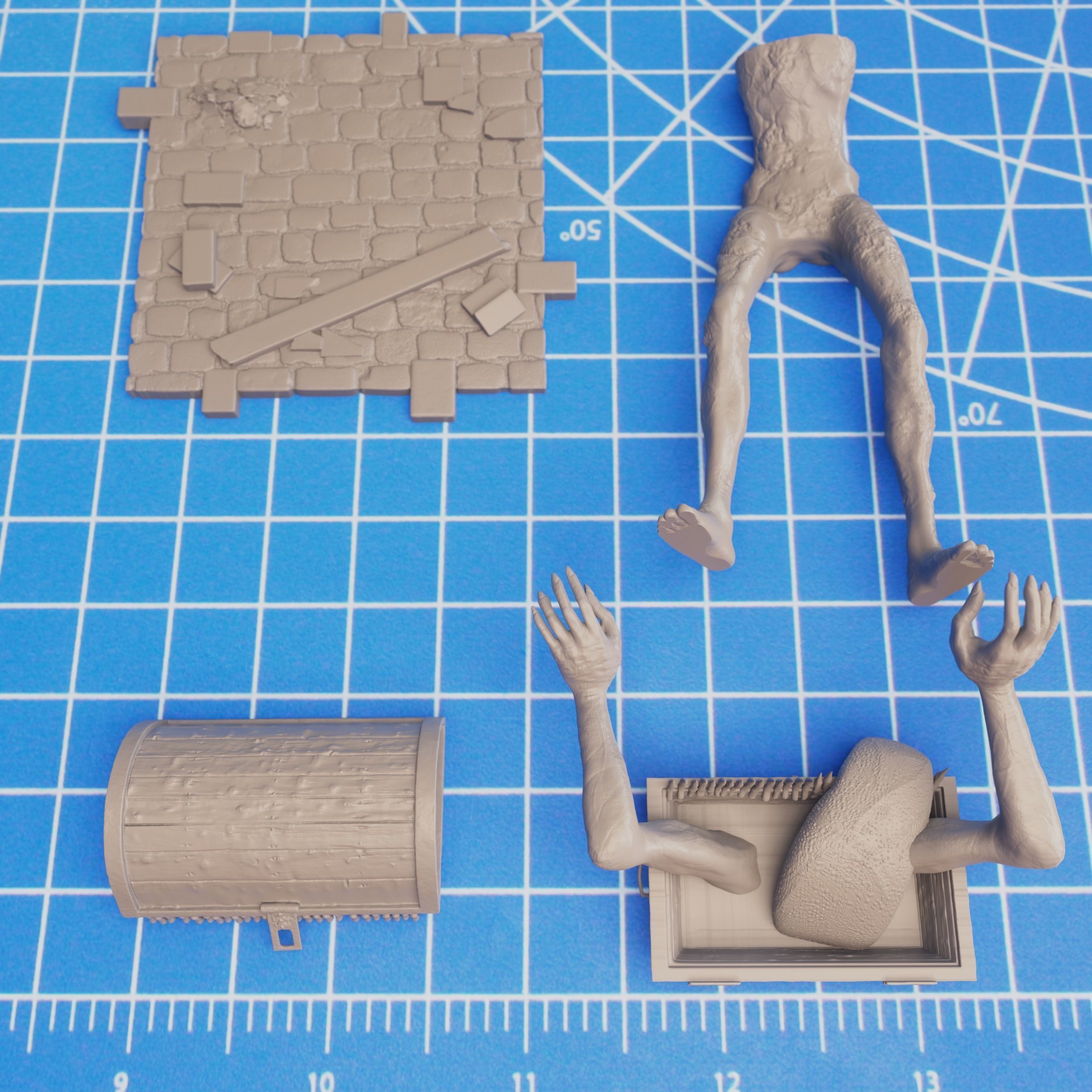 Dark Souls - Mimic Chest Standing 3D print model_4