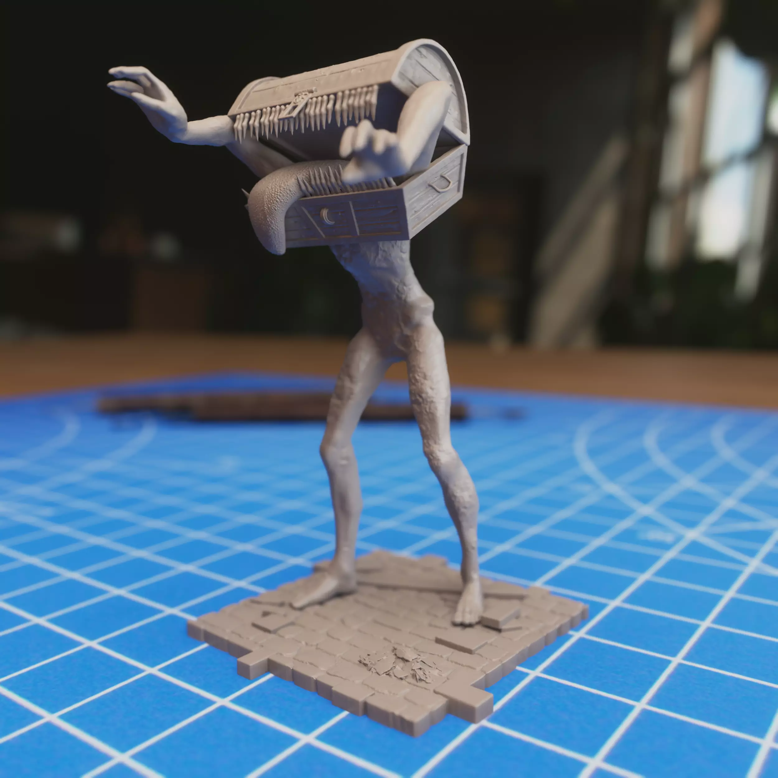 Dark Souls - Mimic Chest Standing 3D print model_0