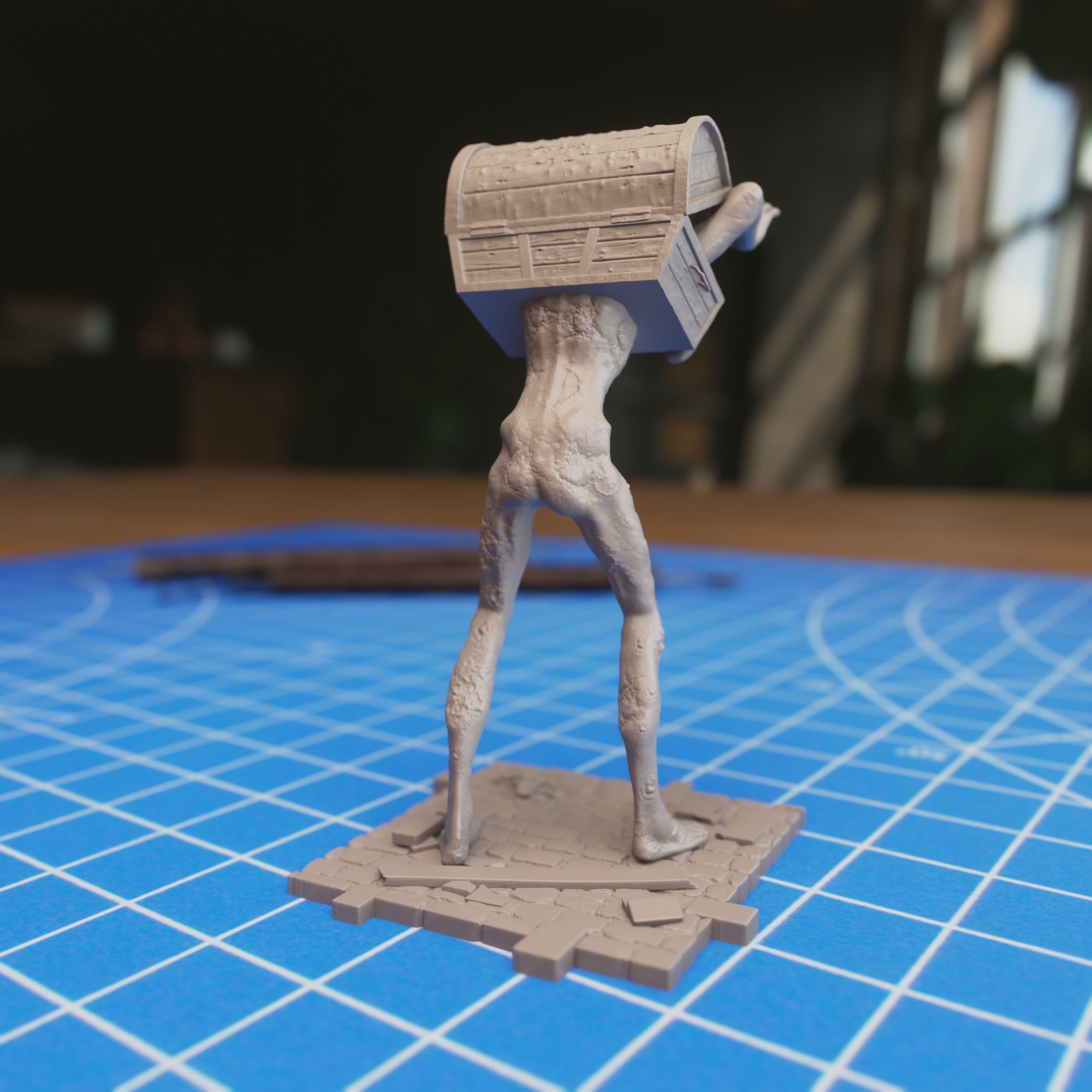 Dark Souls - Mimic Chest Standing 3D print model_2