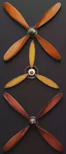 Wall decoration propeller