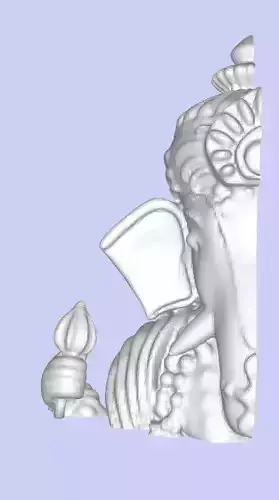 MakeIT Lord Ganesha 4 Pieces Model