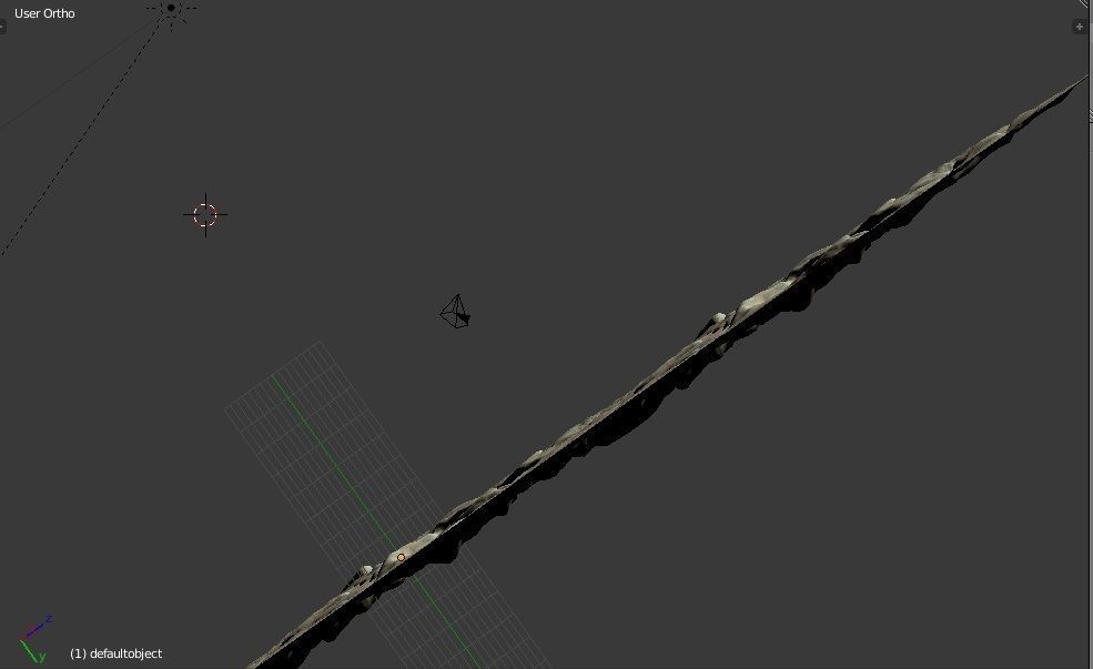 Lava Rock Wall 3D model_7