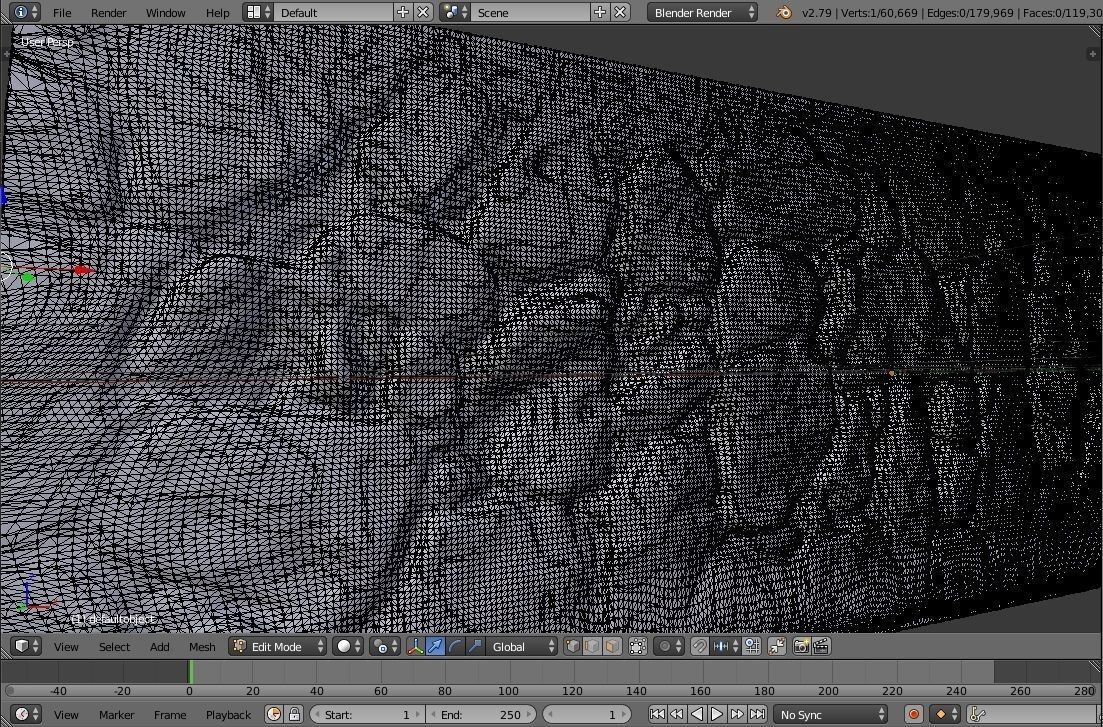 Lava Rock Wall 3D model_5