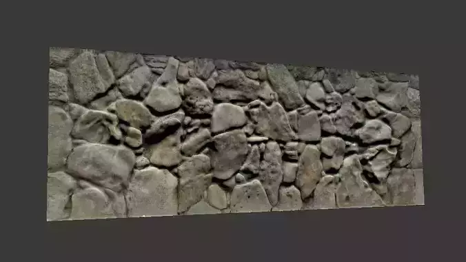 Lava Rock Wall