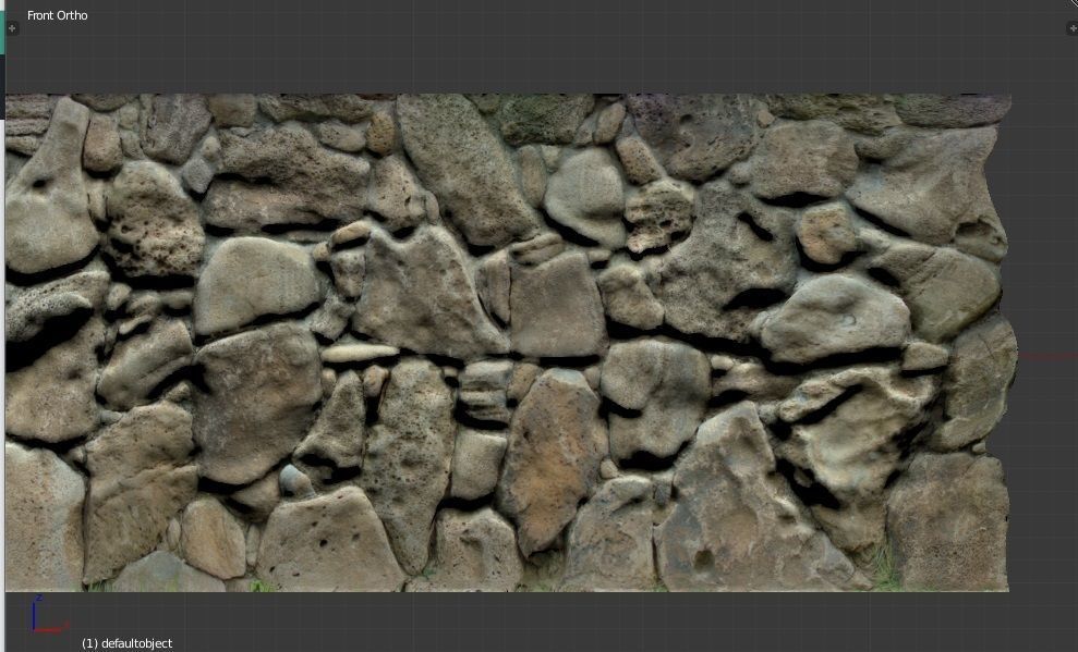 Lava Rock Wall 3D model_6