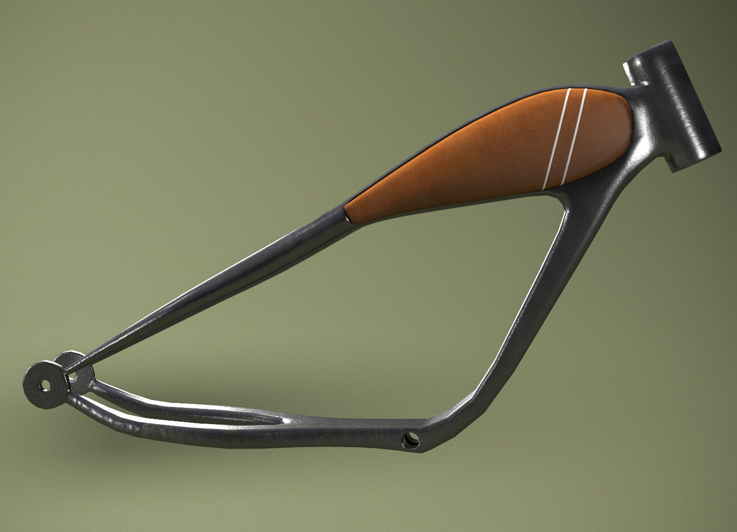 Bicycle Pack Low-poly 3D model_5