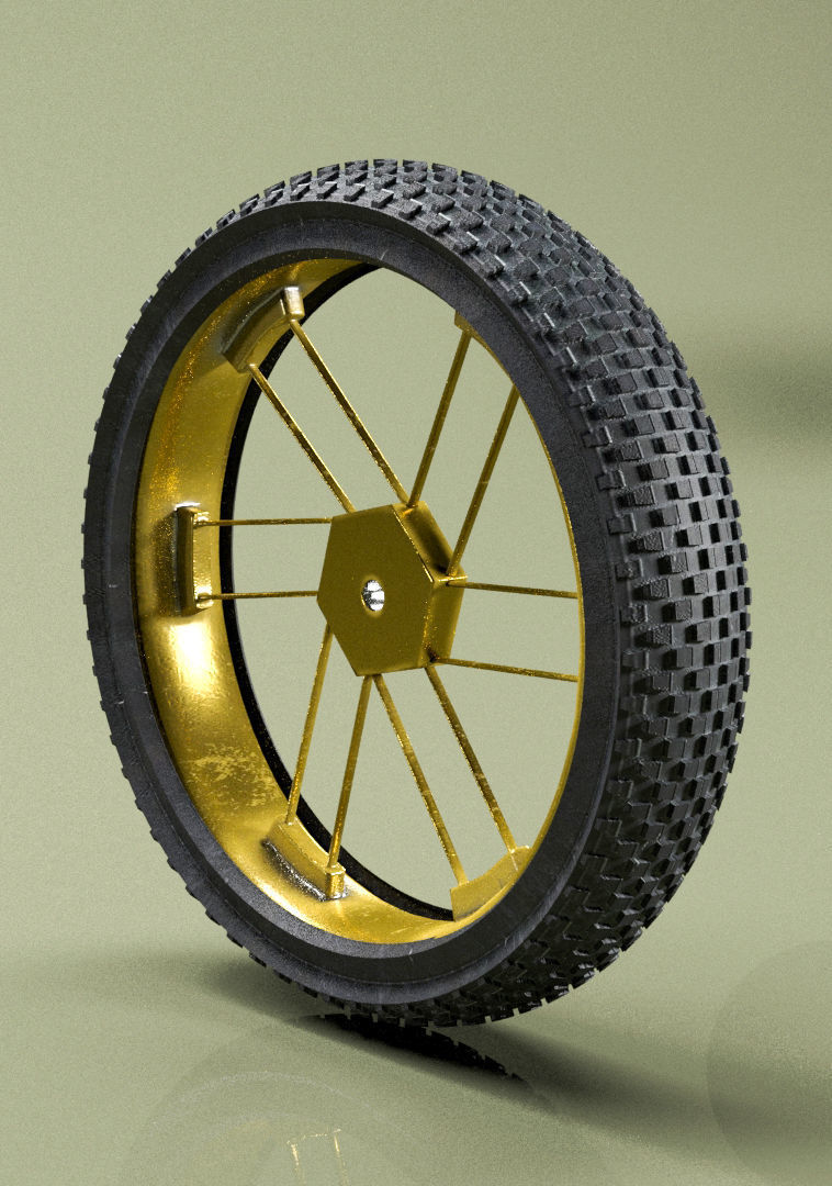 Bicycle Pack Low-poly 3D model_7