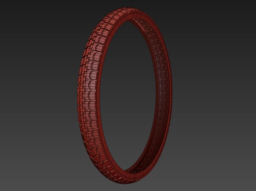 Bicycle Pack Low-poly 3D model_10