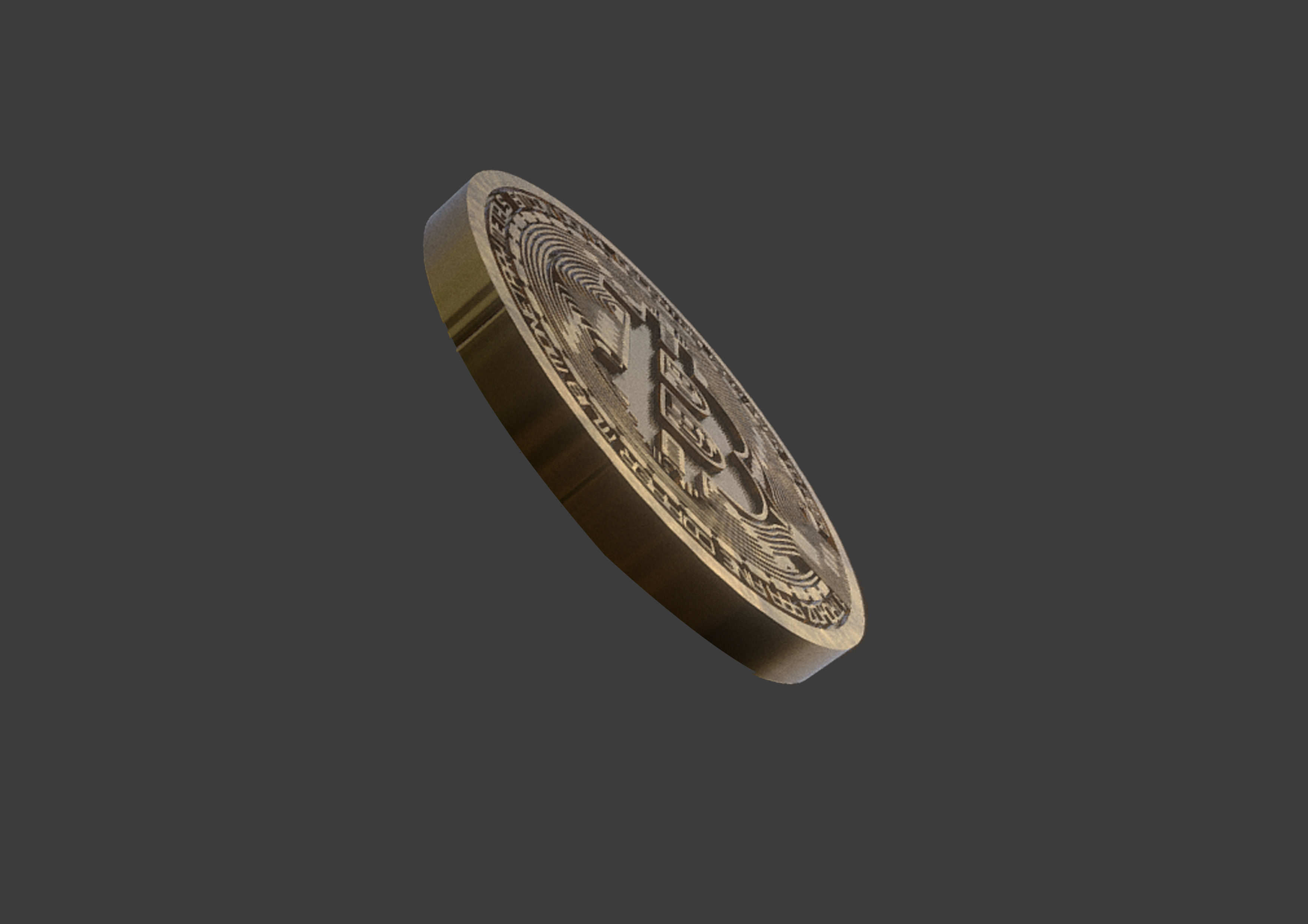 bitcoin 3D model_3