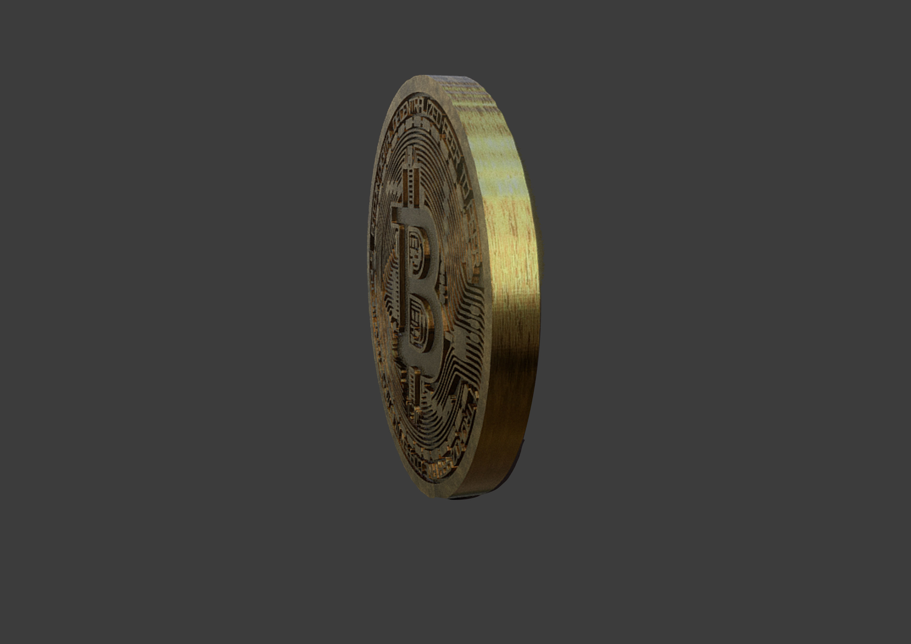 bitcoin 3D model_4