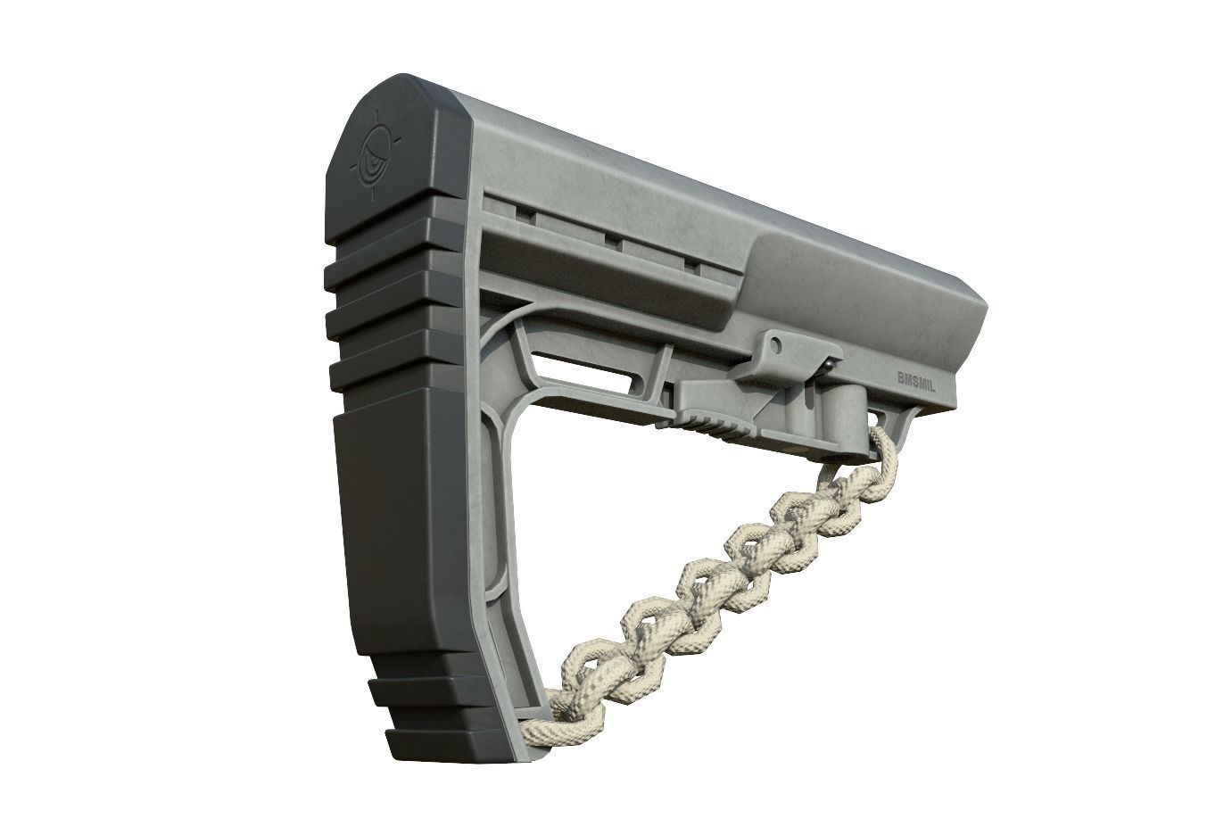 Mission First Tactical AR15 BattleLink Minimalist Stock PBR  Low-poly 3D model_29