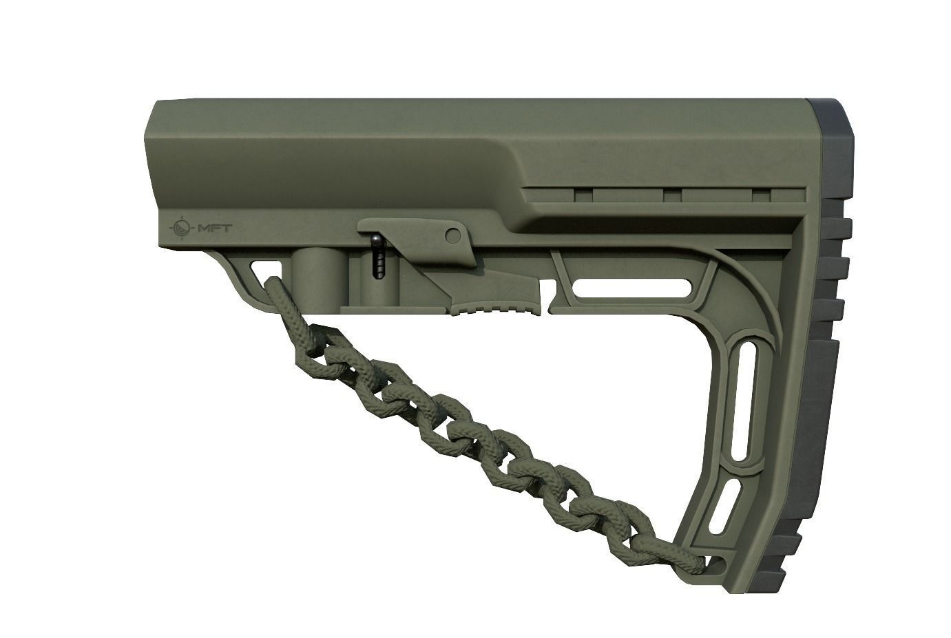 Mission First Tactical AR15 BattleLink Minimalist Stock PBR  Low-poly 3D model_32