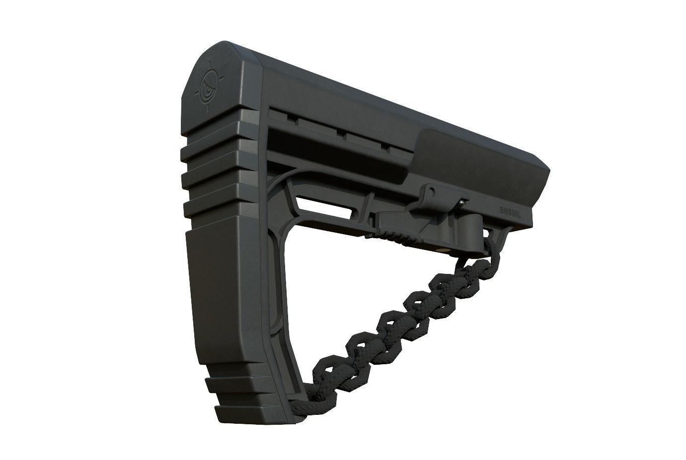 Mission First Tactical AR15 BattleLink Minimalist Stock PBR  Low-poly 3D model_19