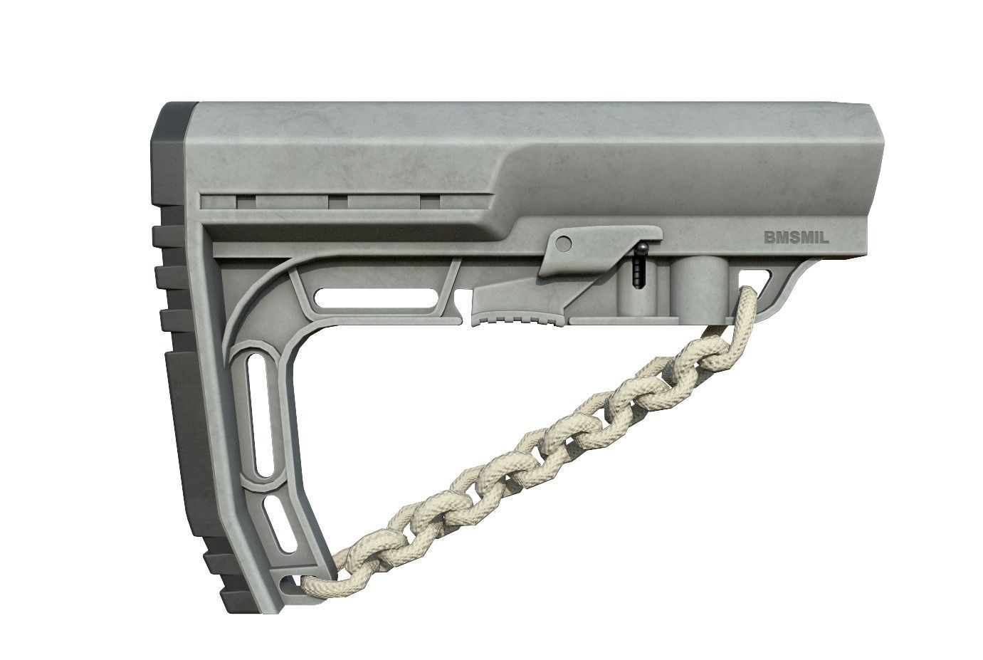 Mission First Tactical AR15 BattleLink Minimalist Stock PBR  Low-poly 3D model_27