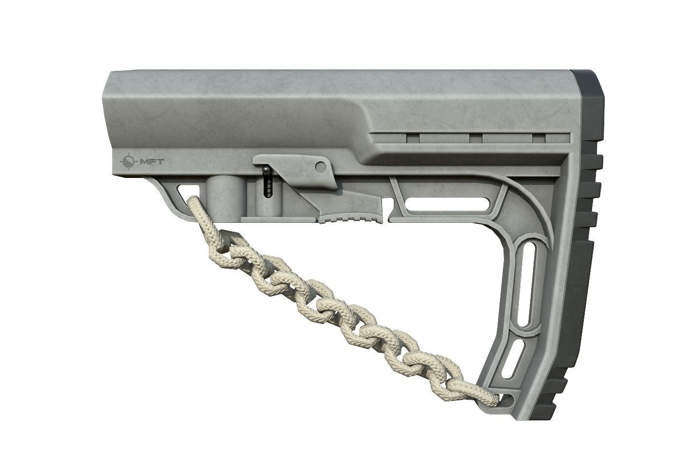 Mission First Tactical AR15 BattleLink Minimalist Stock PBR  Low-poly 3D model_28