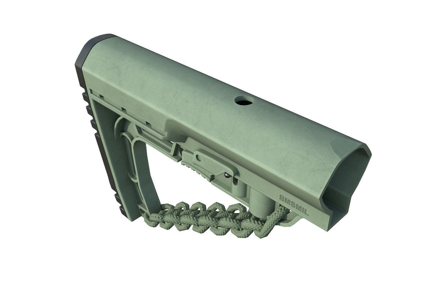 Mission First Tactical AR15 BattleLink Minimalist Stock PBR  Low-poly 3D model_16