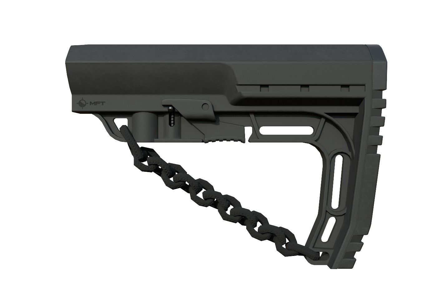 Mission First Tactical AR15 BattleLink Minimalist Stock PBR  Low-poly 3D model_18