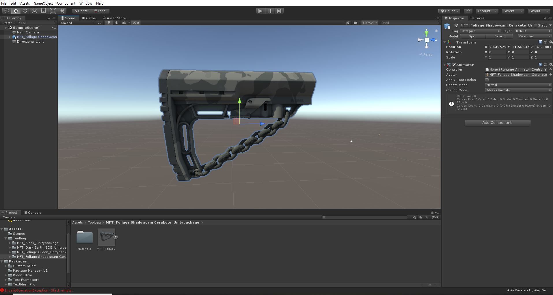 Mission First Tactical AR15 BattleLink Minimalist Stock PBR  Low-poly 3D model_43