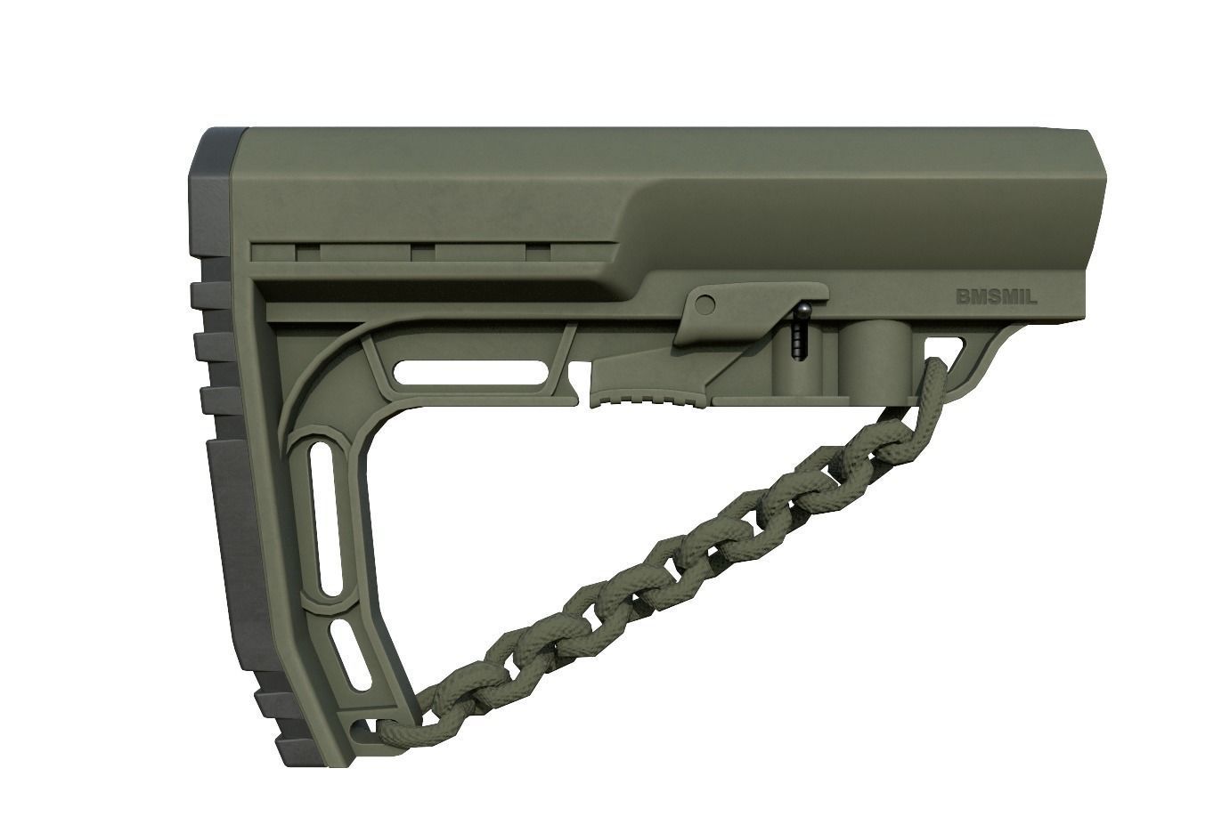 Mission First Tactical AR15 BattleLink Minimalist Stock PBR  Low-poly 3D model_31