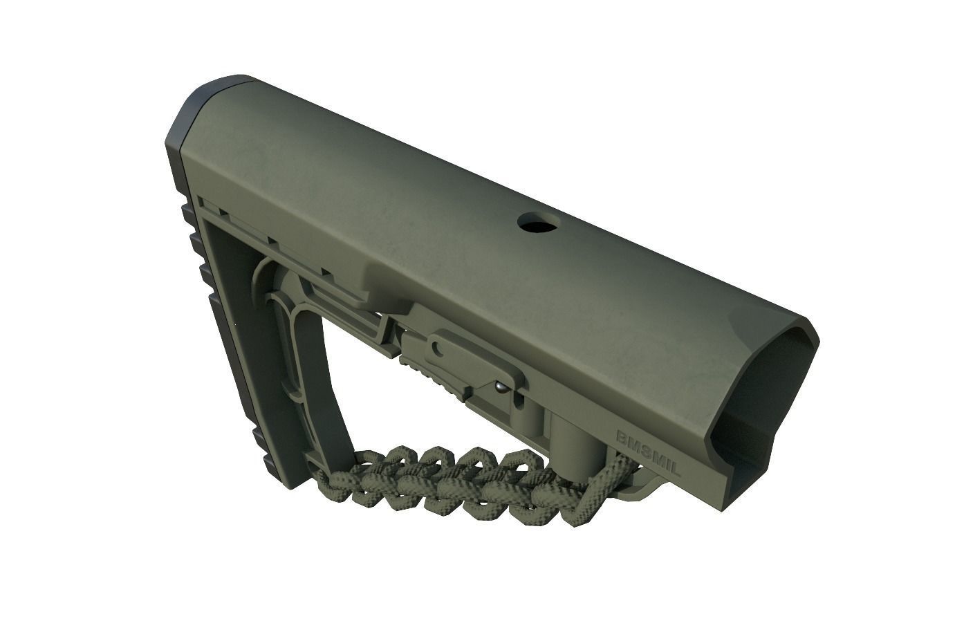 Mission First Tactical AR15 BattleLink Minimalist Stock PBR  Low-poly 3D model_34