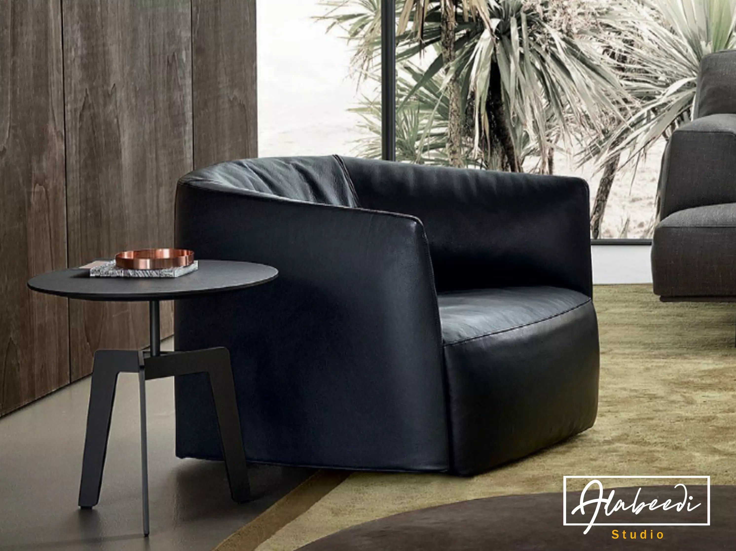 Leather Sofa Free 3D model