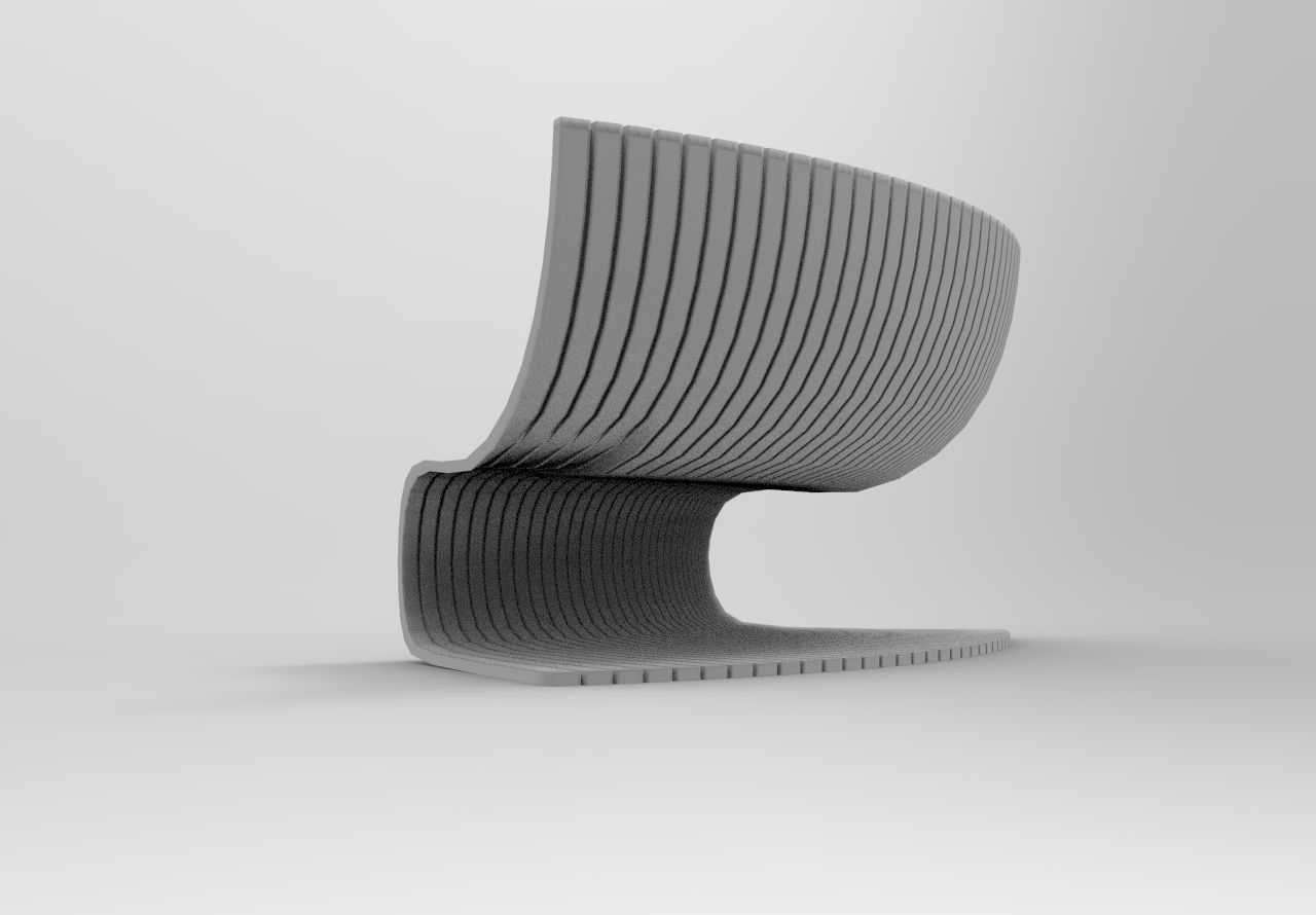 Design Sofa Chair 3D model_8