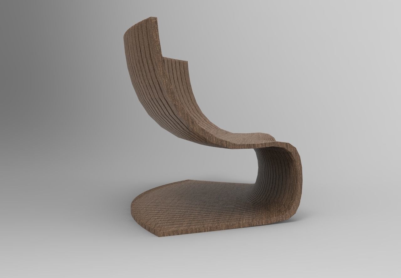 Design Sofa Chair 3D model_3