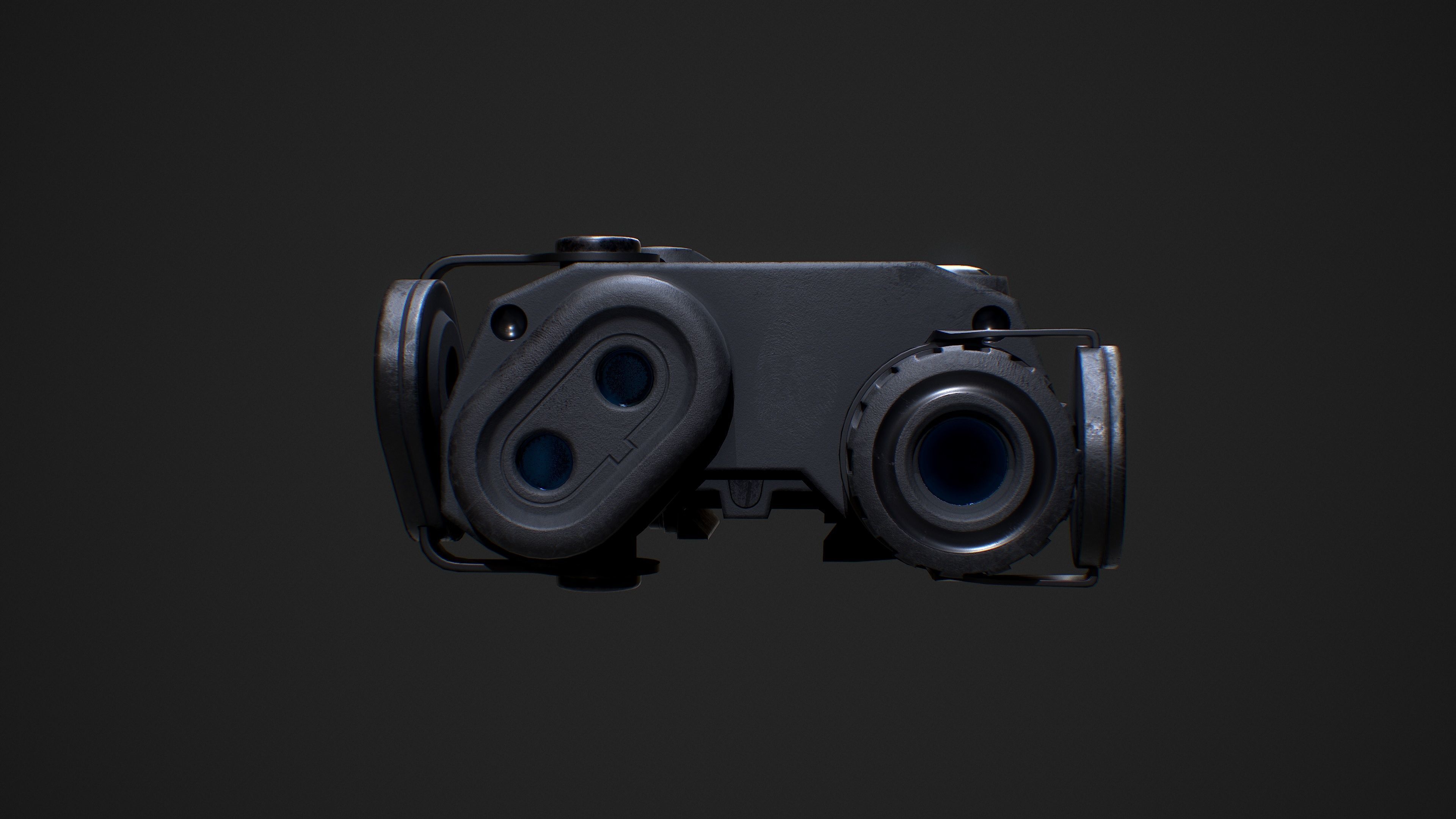 EOTECH ATPIAL AN PEQ15 AIMING LASER Low-poly 3D model_16