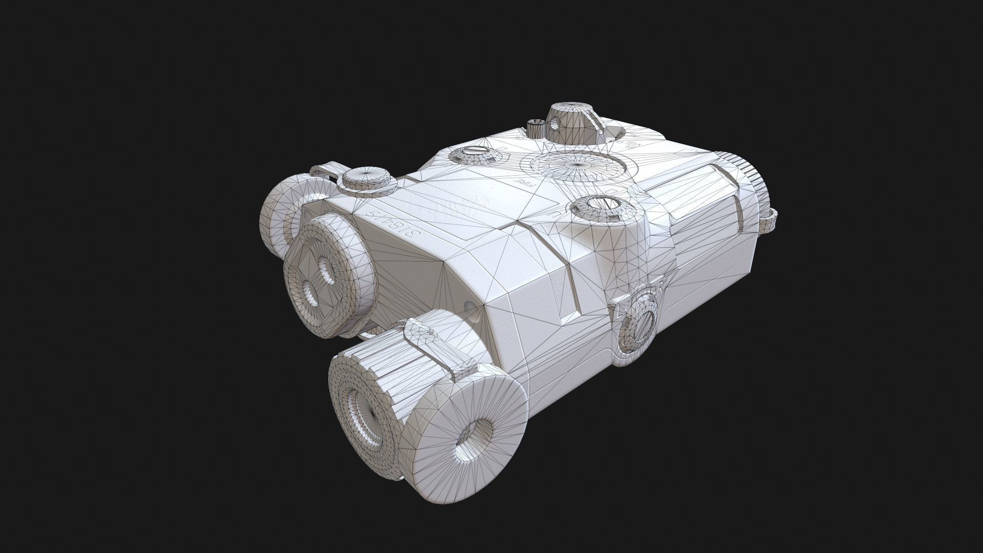 EOTECH ATPIAL AN PEQ15 AIMING LASER Low-poly 3D model_21