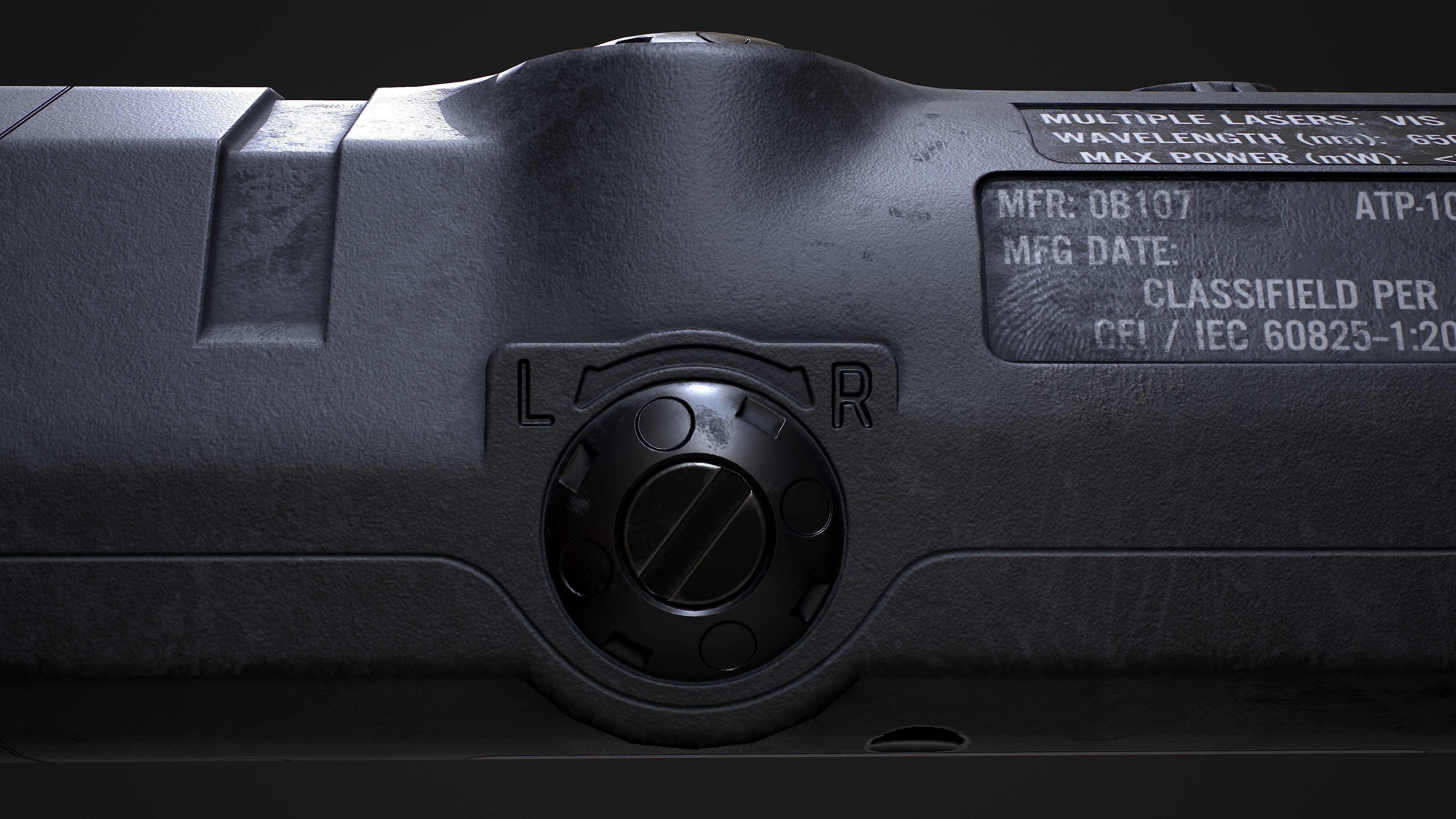 EOTECH ATPIAL AN PEQ15 AIMING LASER Low-poly 3D model_10