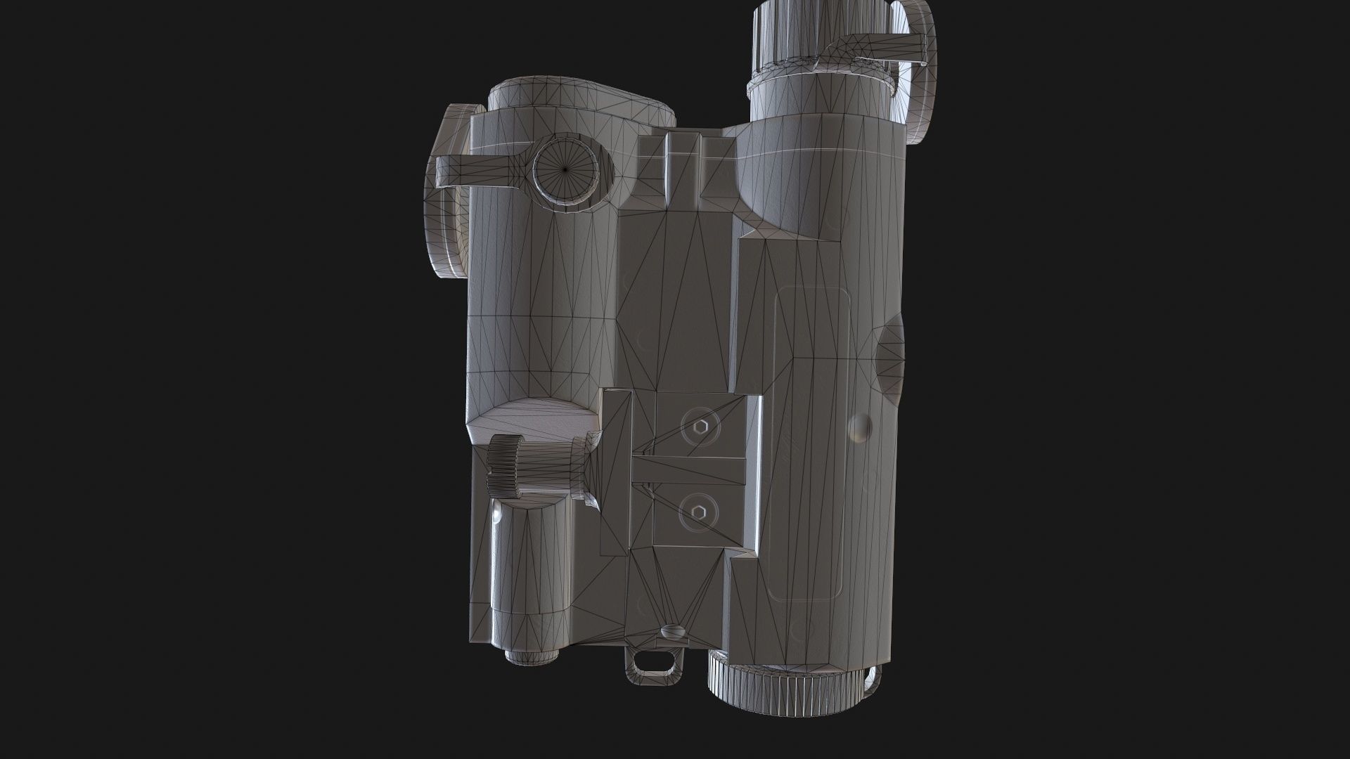 EOTECH ATPIAL AN PEQ15 AIMING LASER Low-poly 3D model_24