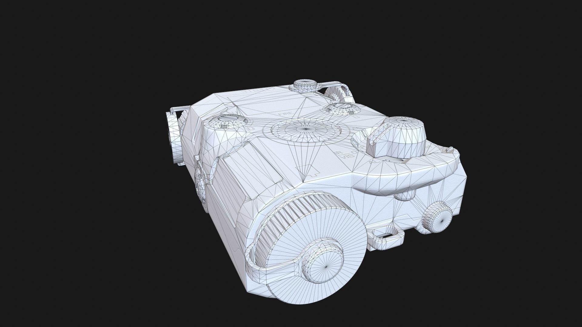 EOTECH ATPIAL AN PEQ15 AIMING LASER Low-poly 3D model_22