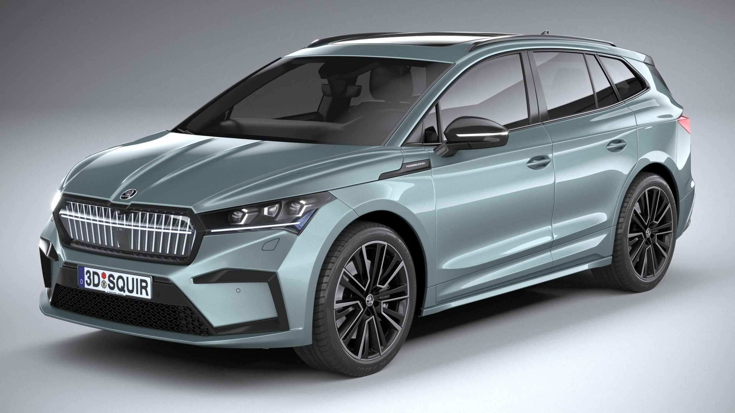 Skoda Enyaq Founders Edition 2021 3D model_1