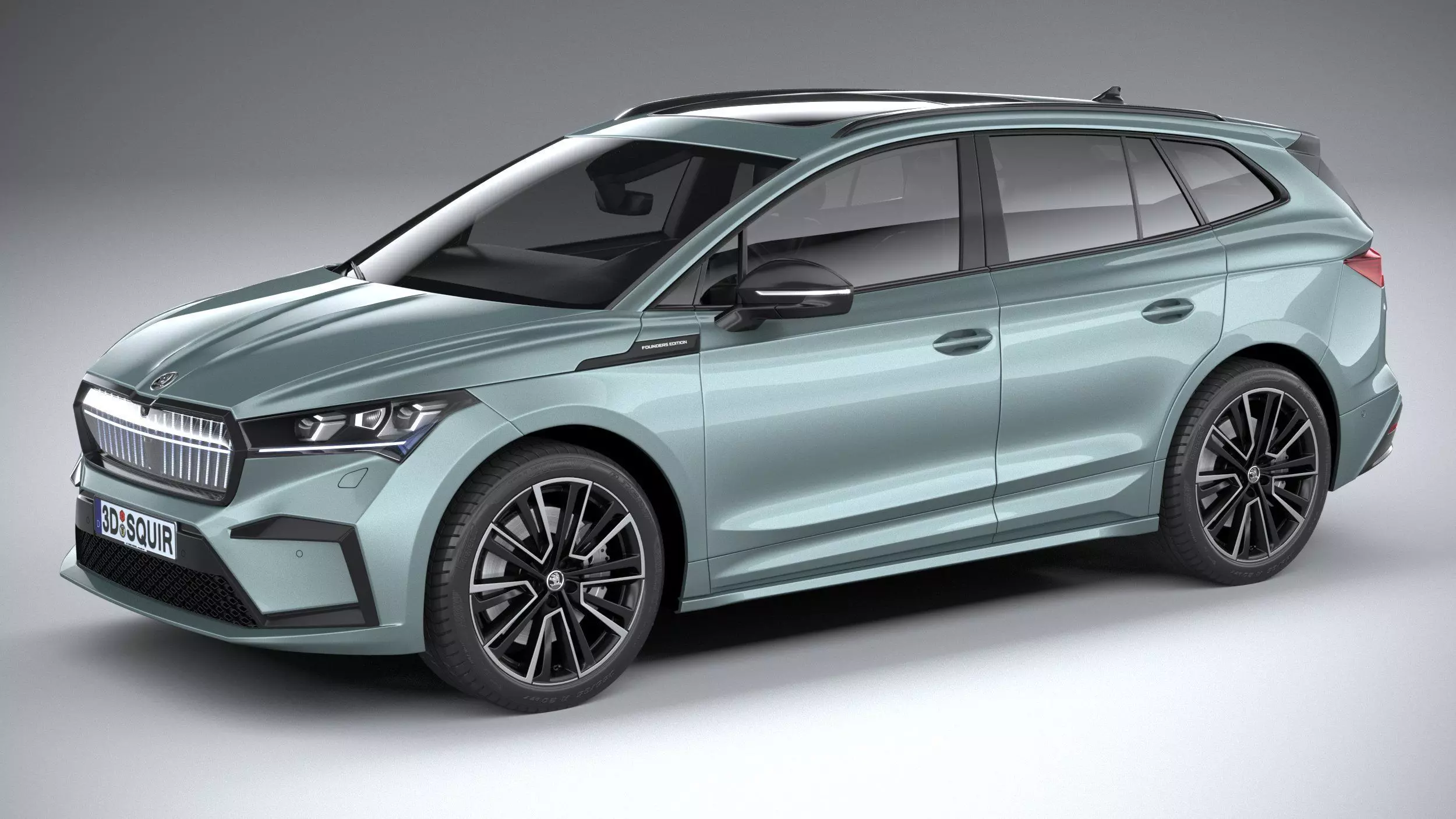 Skoda Enyaq Founders Edition 2021 3D model_0