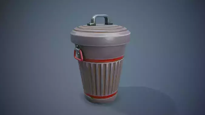 Stylized Trash Can - Tutorial Included 
