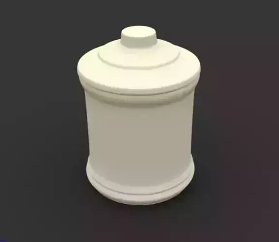 Cheese Pot 3D Model