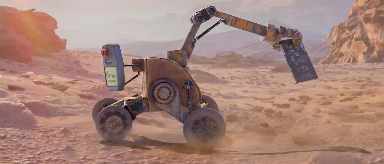 Nokia Robot Free low-poly 3D model